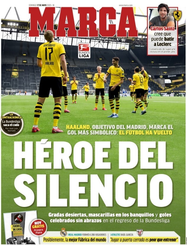 Portadas Diarios Deportivos Domingo 17/05/2020