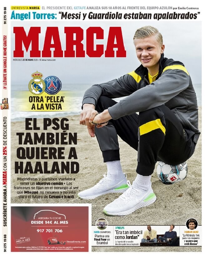 Portadas Diarios Deportivos Miércoles 20/05/2020