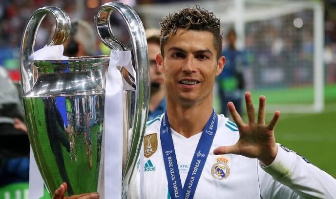 Cristiano cinco champions