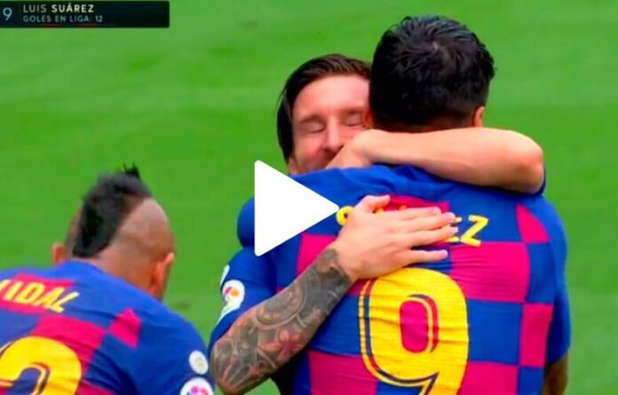 ¡Golazo de Luis Suárez con gran Asistencia de Messi! ¡Golazo de Luis Suárez con gran Asistencia de Messi!