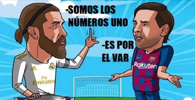 Memes Barcelona-Atlético 2020