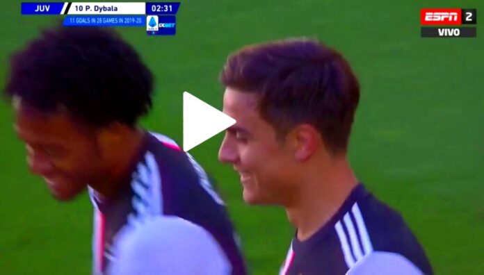 Golazo de Dybala ante el Torino
