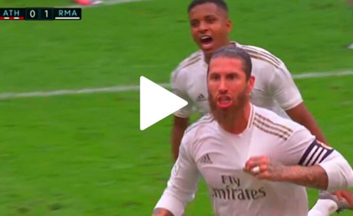Gol de Ramos de penalti ante el Athletic Gol de Ramos de penalti ante el Athletic