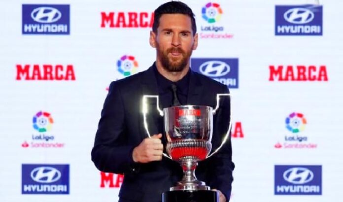 Leo Messi Pichichi de la Liga Española 2020 Leo Messi Pichichi de la Liga Española 2020