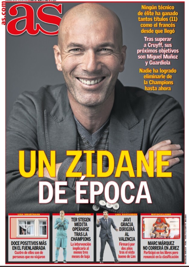 Portadas Diarios Deportivos Domingo 26/07/2020