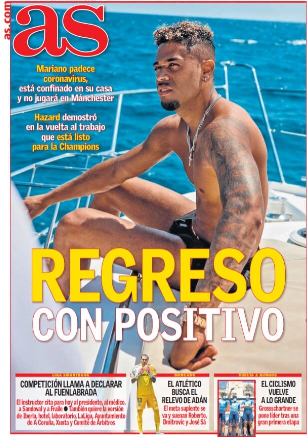 Portadas Diarios Deportivos Miércoles 29/07/2020