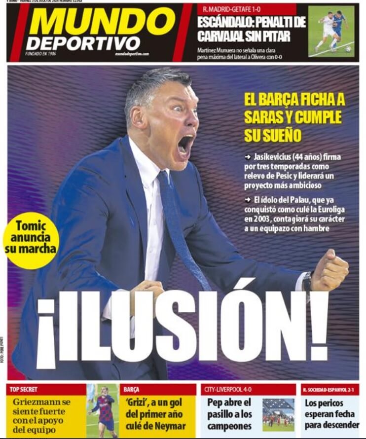 Portadas Diarios Deportivos Viernes 3/07/2020