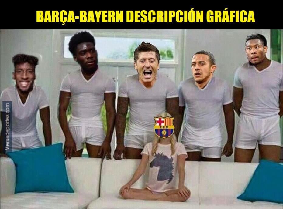 Memes Barcelona-Bayern Munich Cuartos Champions 2020