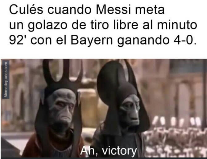 Memes Barcelona-Bayern Munich Cuartos Champions 2020