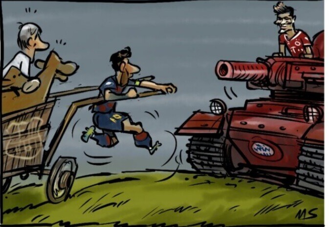 Memes Barcelona-Bayern Munich Cuartos Champions 2020