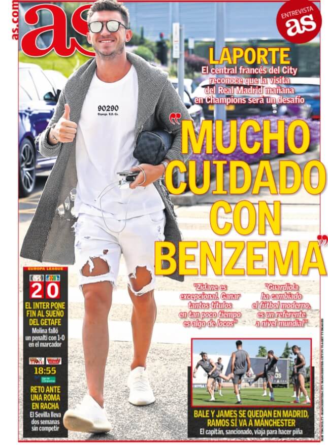Portadas Diarios Deportivos Jueves 6/08/2020 Portadas Diarios Deportivos Jueves 6/08/2020