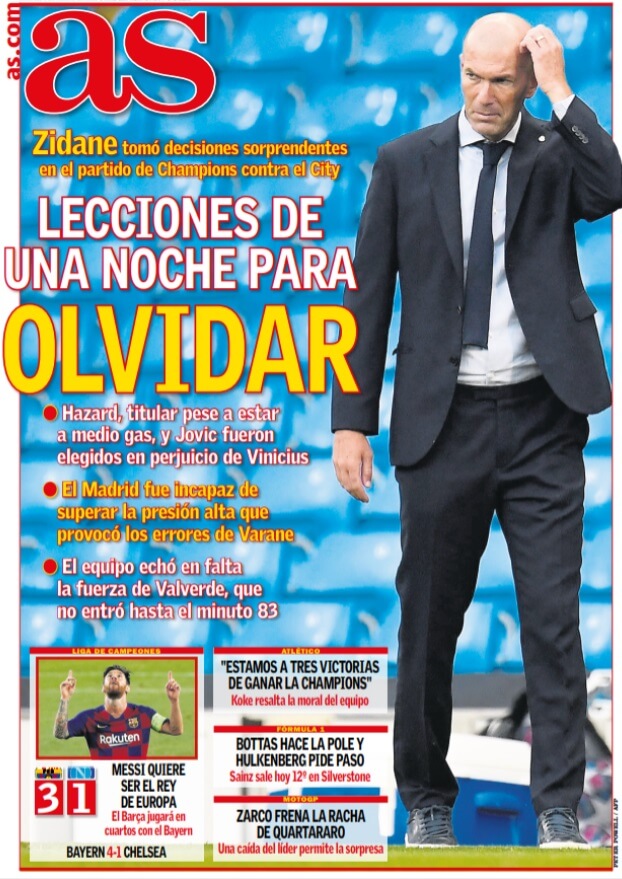 Portadas Diarios Deportivos Domingo 9/08/2020 Portadas Diarios Deportivos Domingo 9/08/2020