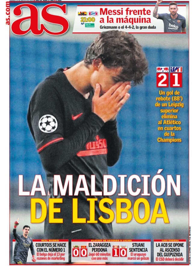 Portadas Diarios Deportivos Viernes 14/08/2020