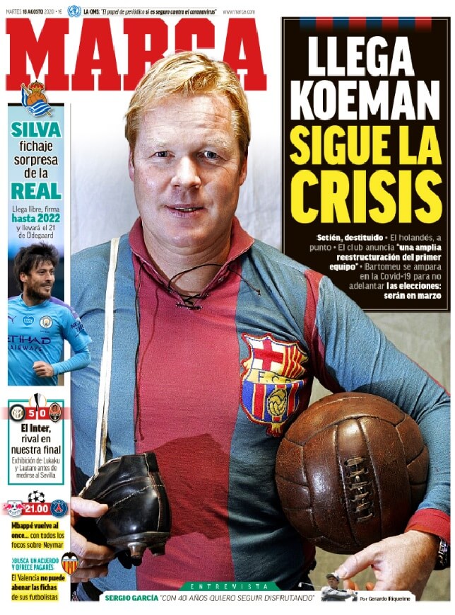 Portadas Diarios Deportivos Martes 18/08/2020 Portadas Diarios Deportivos Martes 18/08/2020
