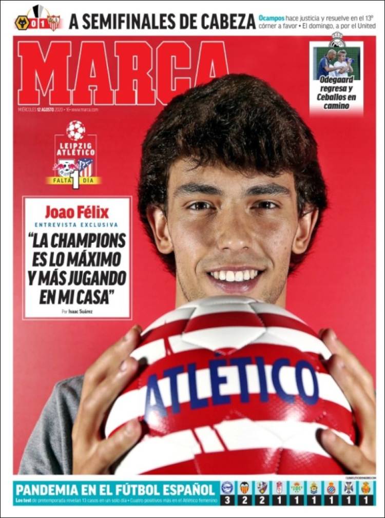 Portadas Diarios Deportivos Miércoles 12/08/2020 Portadas Diarios Deportivos Miércoles 12/08/2020