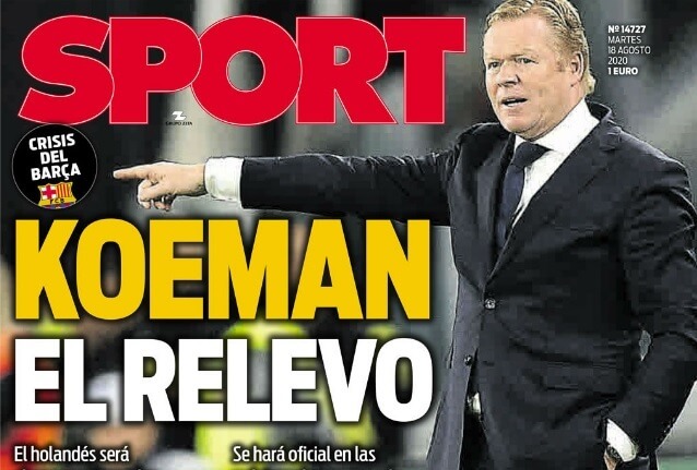 Setién despedido, Koeman el sustituto, Bartomeu no dimite Setién despedido, Koeman el sustituto, Bartomeu no dimite
