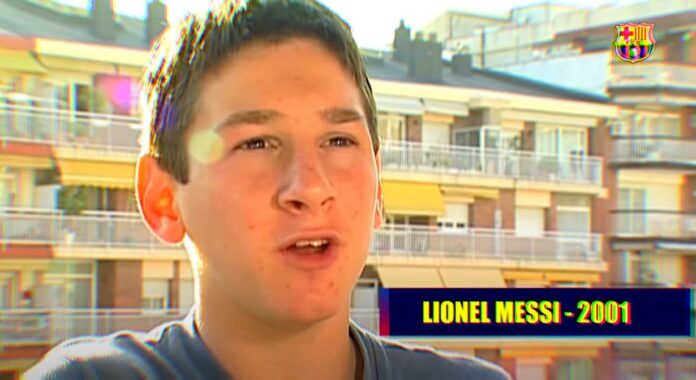 Entrevista inédita a Leo Messi con 14 años Entrevista inédita a Leo Messi con 14 años