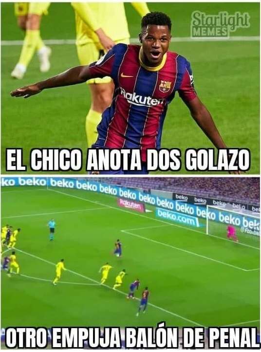 Memes Barcelona-Villarreal 2020 Memes Barcelona-Villarreal 2020