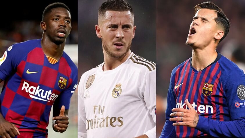 Dembélé Hazard y Coutinho