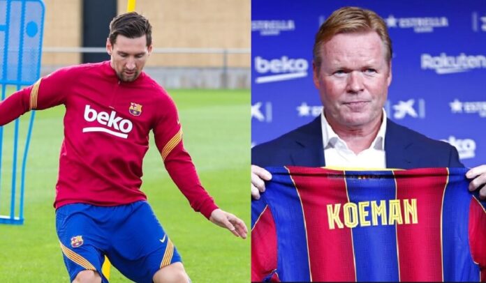 Koeman tiene un nuevo puesto para Messi Koeman tiene un nuevo puesto para Messi