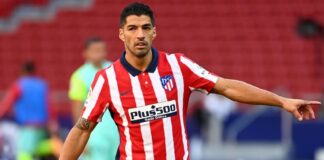 Luis Suárez debuta en el Atlético con doblete y asistencia