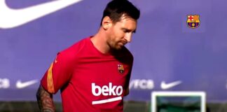 Así fue el regreso de Messi a los entrenamientos Así fue el regreso de Messi a los entrenamientos