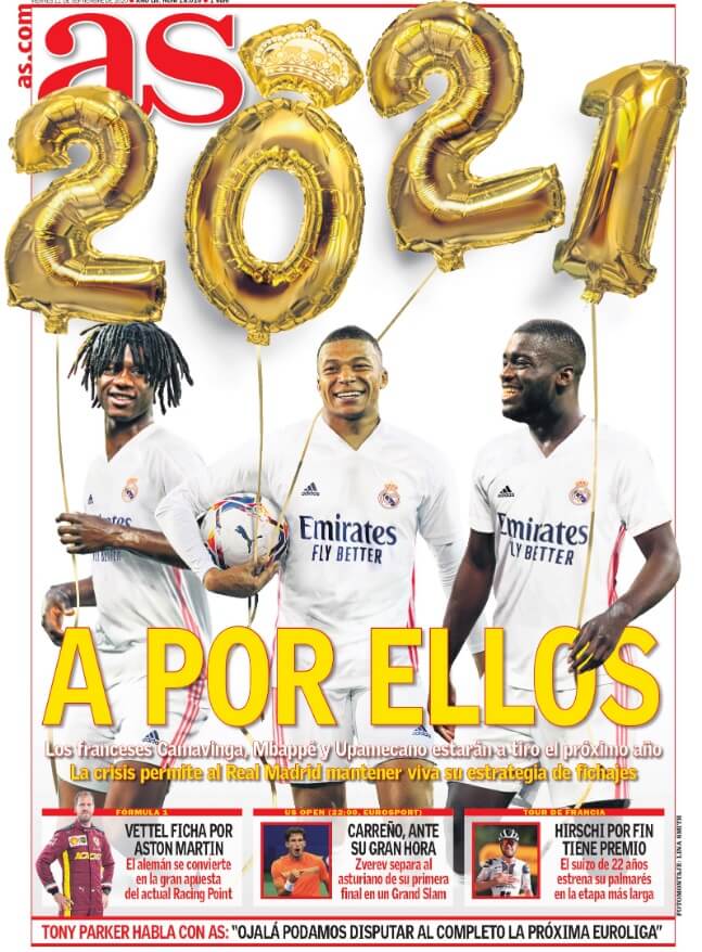 Portadas Diarios Deportivos Viernes 11/09/2020