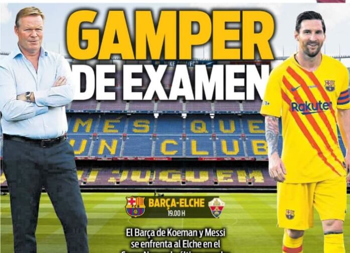 Portadas Diarios Deportivos Sábdo 19/09/2020