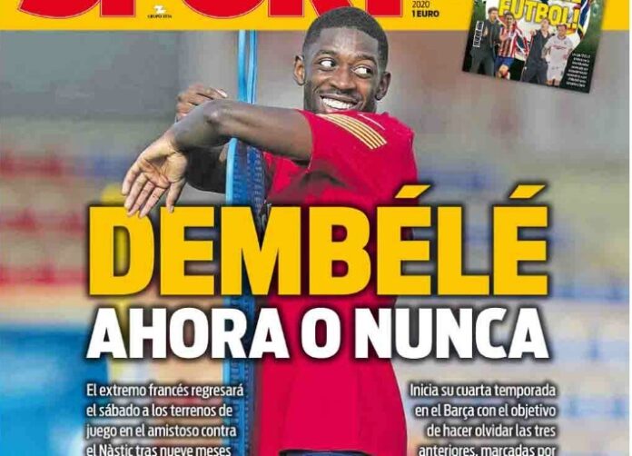 Portadas Diarios Deportivos Jueves 10/09/2020 Portadas Diarios Deportivos Jueves 10/09/2020