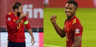 Sergio Ramos y Ansu Fati hacen Historia en la Selección Española Sergio Ramos y Ansu Fati hacen Historia en la Selección Española