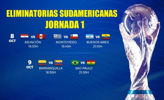 Eliminatorias Sudamericanas Fecha 1 | Horarios - Qatar 2022