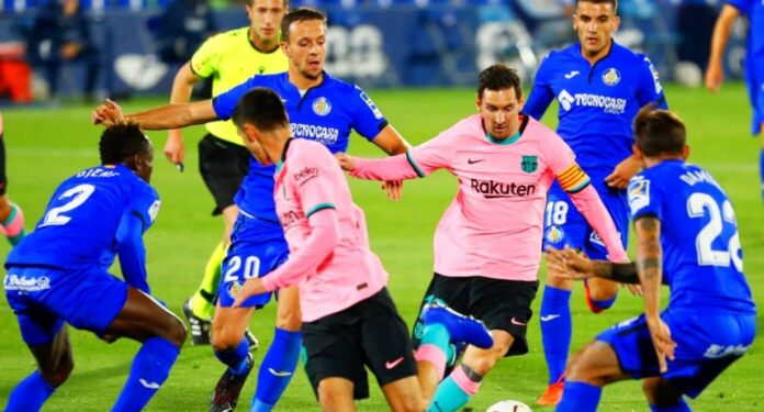 Naufragio del Barça ante el Getafe