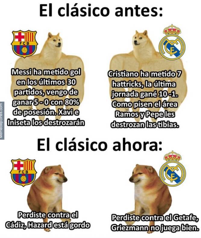 Memes Barcelona-Real Madrid | El Clásico 2020