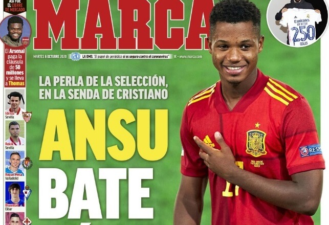 Portadas Diarios Deportivos Martes 6/10/2020