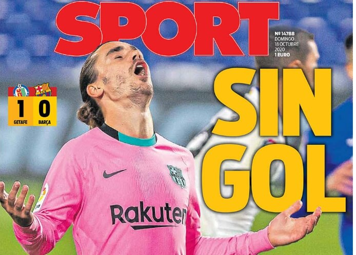 Portadas Diarios Deportivos Domingo 18/10/2020 Portadas Diarios Deportivos Domingo 18/10/2020