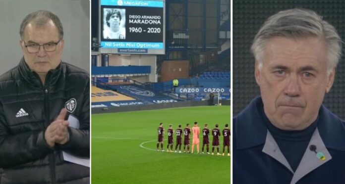 Ancelotti Hasta las lágrimas recordando a Maradona Ancelotti Hasta las lágrimas recordando a Maradona