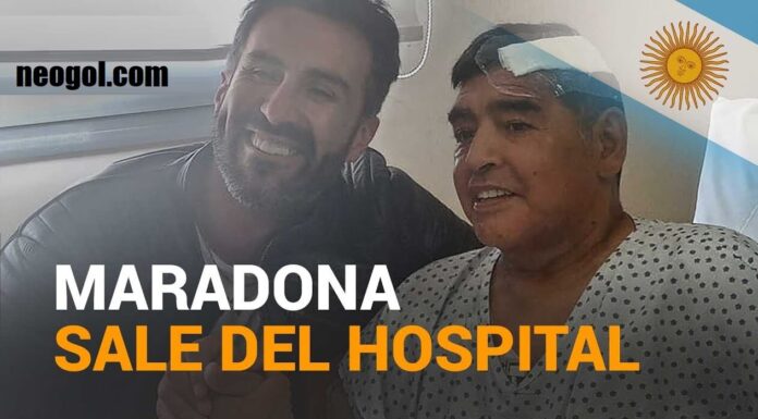 Reaparece Maradona tras su Operación Reaparece Maradona tras su Operación