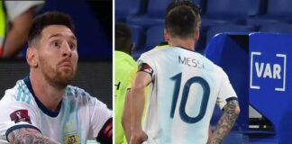 Gol anulado a Argentina por el VAR y Messi estalla Gol anulado a Argentina por el VAR y Messi estalla