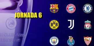 Partidos Jornada 6 Champions League 2020-21 | Horarios y TV Partidos Jornada 6 Champions League 2020-21