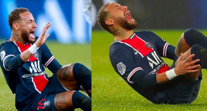 Tremenda lesión de Neymar: se fue llorando en camilla Tremenda lesión de Neymar: se fue llorando en camilla