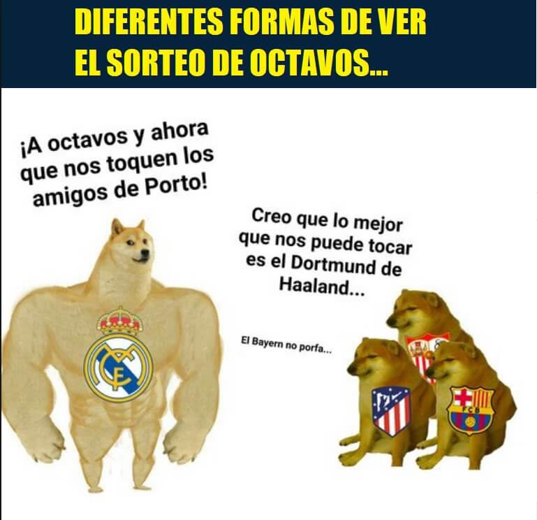 Memes Sorteo Octavos Champions 2020