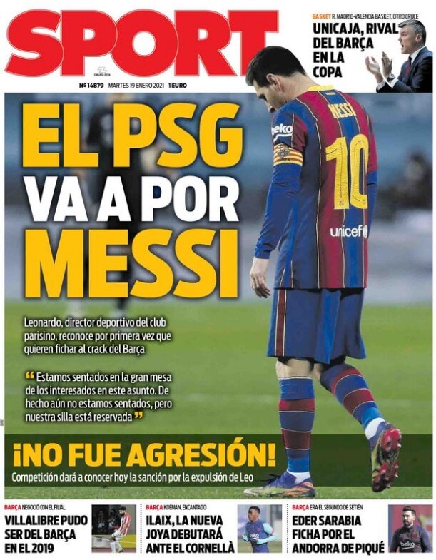 Portadas Diarios Deportivos Martes 19/1/2021 Portadas Diarios Deportivos Martes 19/1/2021
