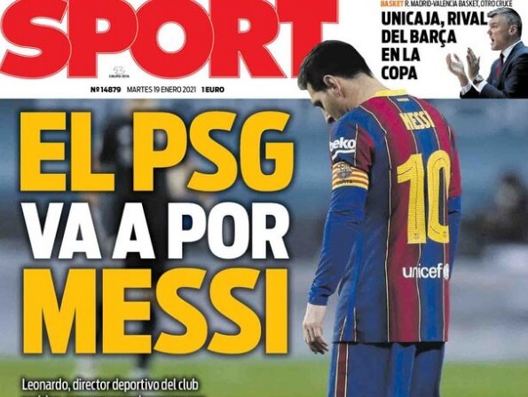 Portadas Diarios Deportivos Martes 19/1/2021 Portadas Diarios Deportivos Martes 19/1/2021