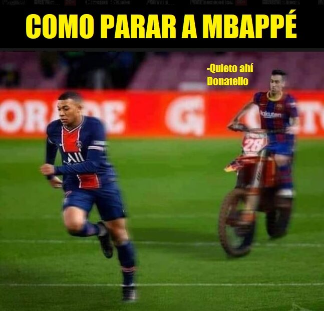 Memes Barcelona-PSG Champions 2021