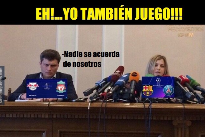 Memes Barcelona-PSG Champions 2021