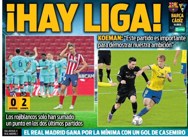 Portadas Diarios Deportivos Domingo 21/2/2021 Portadas Diarios Deportivos Domingo 21/2/2021