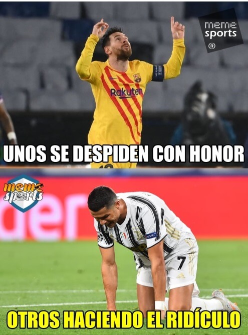 Memes PSG-Barcelona Champions 2021