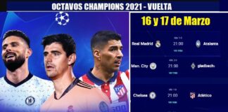Octavos Champions League 2021 | Partidos de Vuelta Octavos Champions League 2021