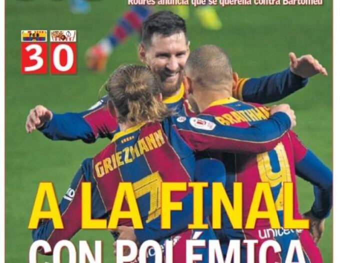 Portadas Diarios Deportivos Jueves 4/3/2021 Portadas Diarios Deportivos Jueves 4/3/2021