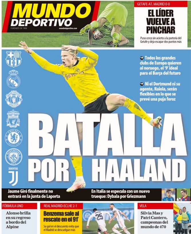 Portadas Diarios Deportivos Domingo 14/3/2021 Portadas Diarios Deportivos Domingo 14/3/2021
